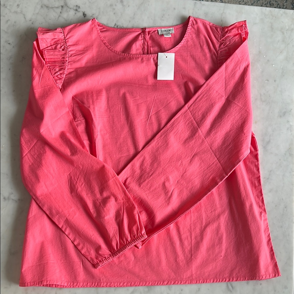 Women's Pink Long Sleeve Top